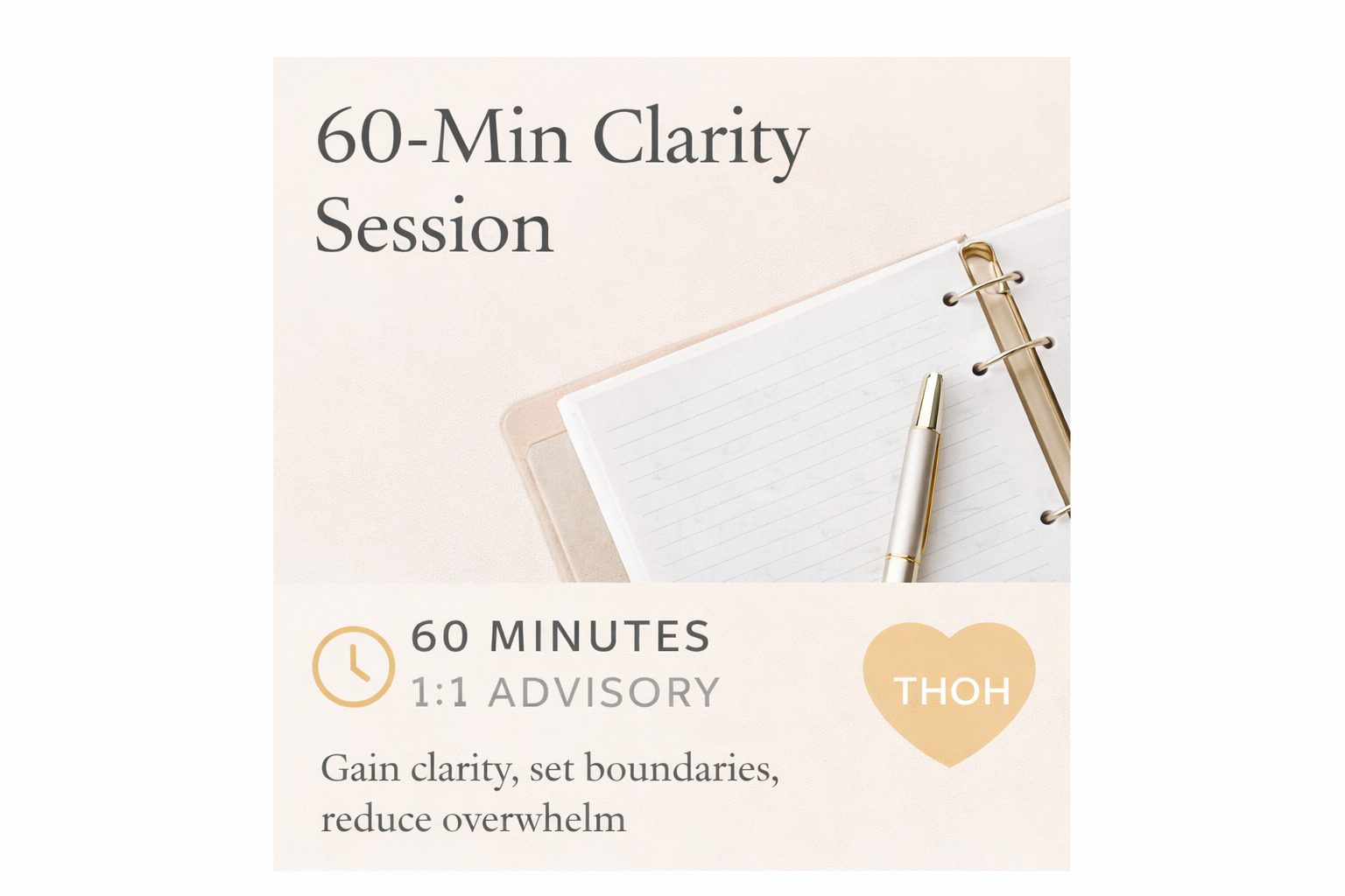 60-Minute Clarity and Strategy Session
