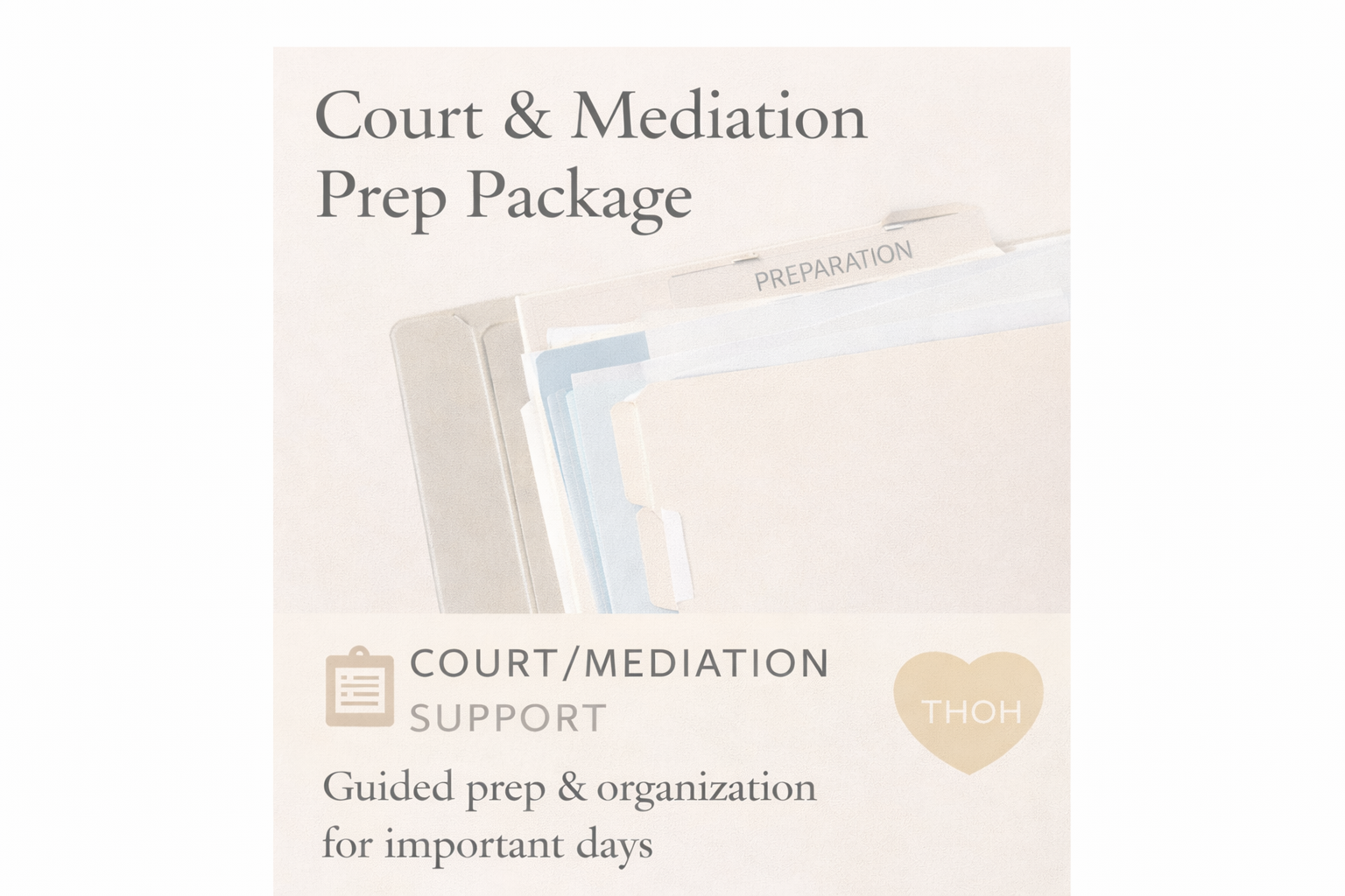 Court and Mediation Prep Package