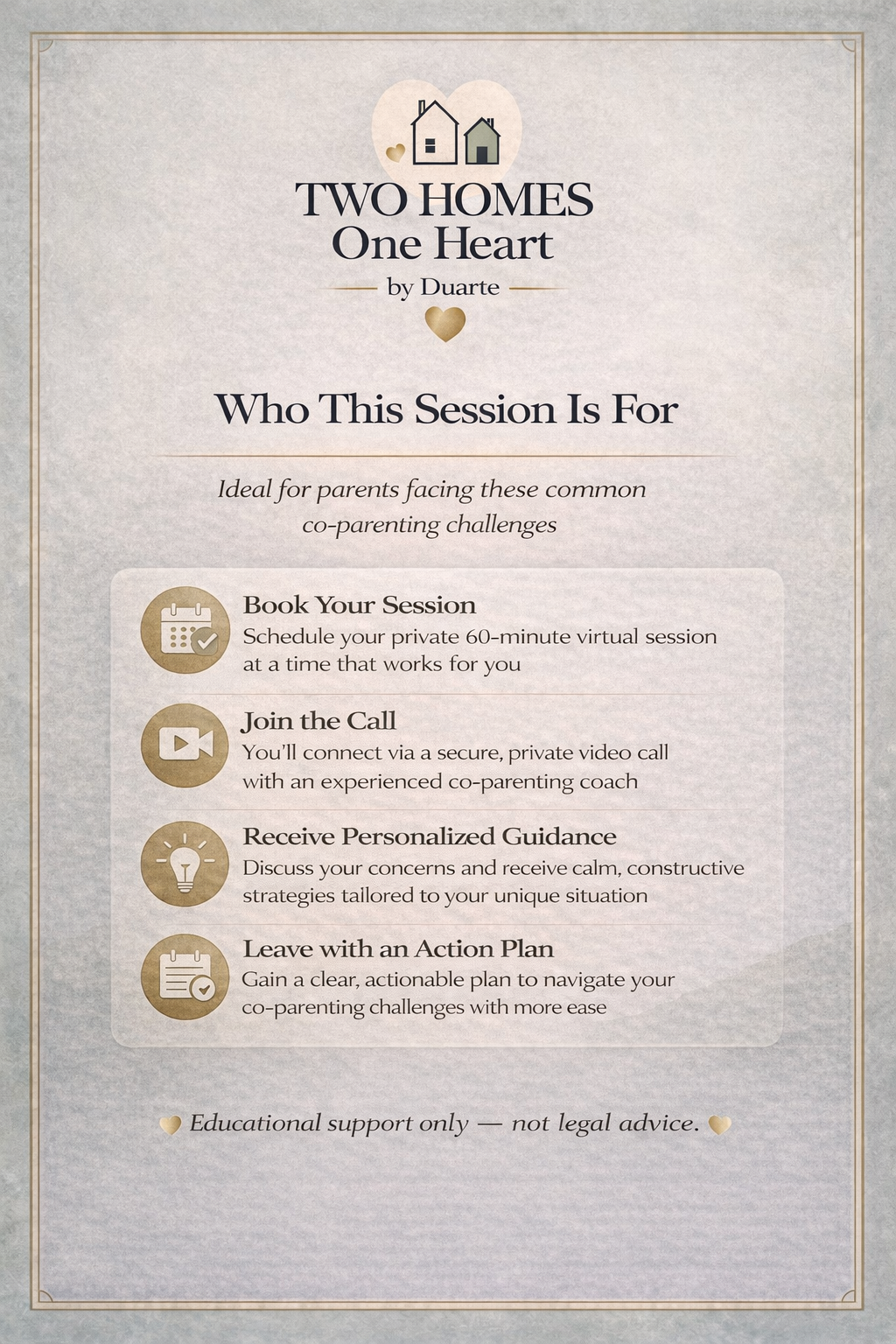 60-Minute 1:1 Co-Parenting Communication Session | Calm Communication Guidance for Parents